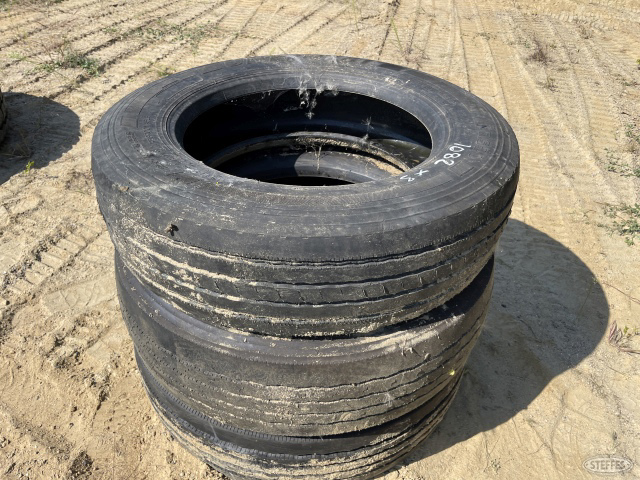 (3) 255/70R/22.5 tires